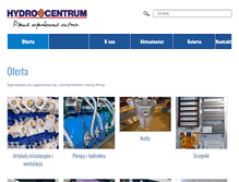 Tablet Screenshot of hydrocentrum.pl